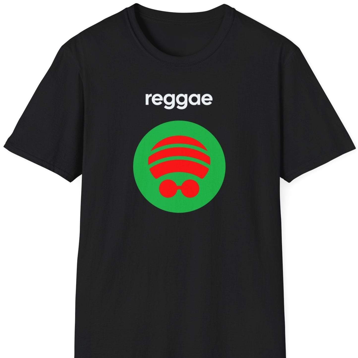 a black reggae music t shirt