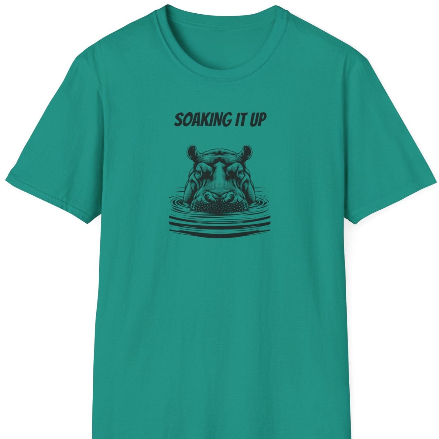 Photo of green hippo t shirt