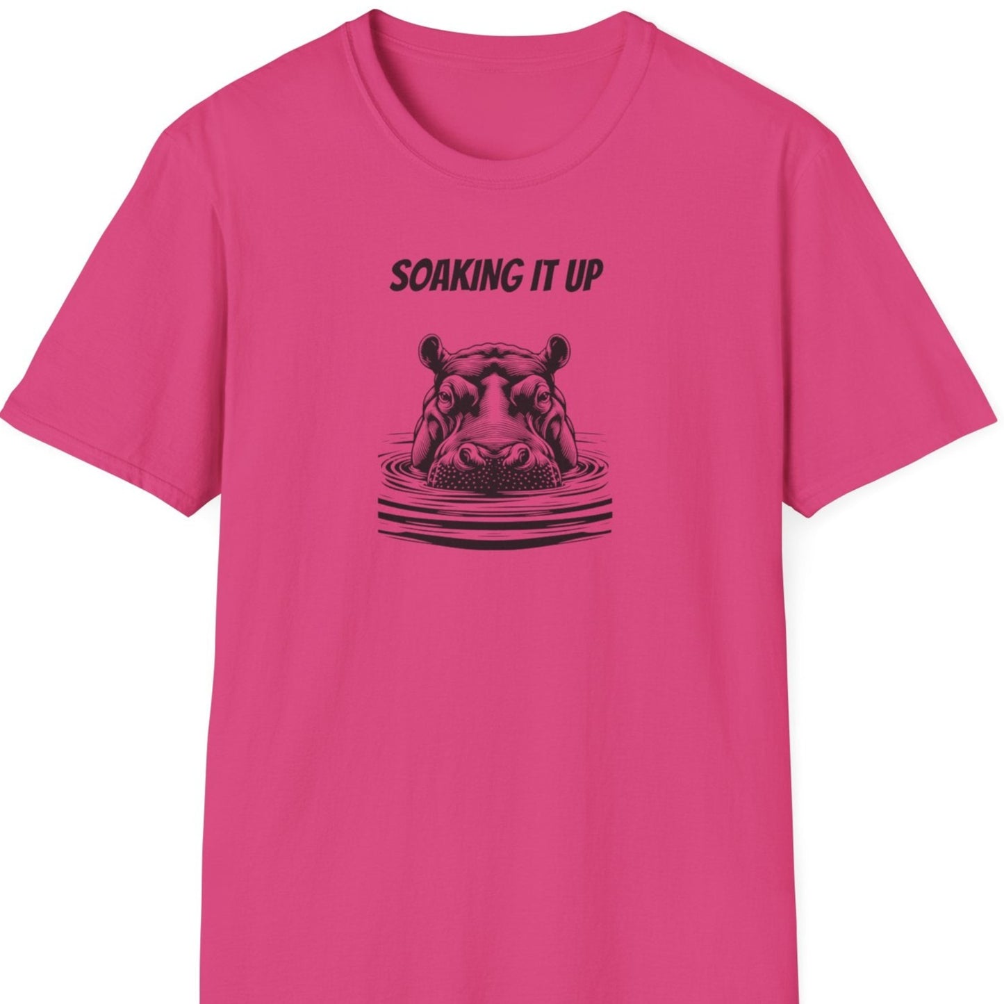 Photo of pink hippo t shirt