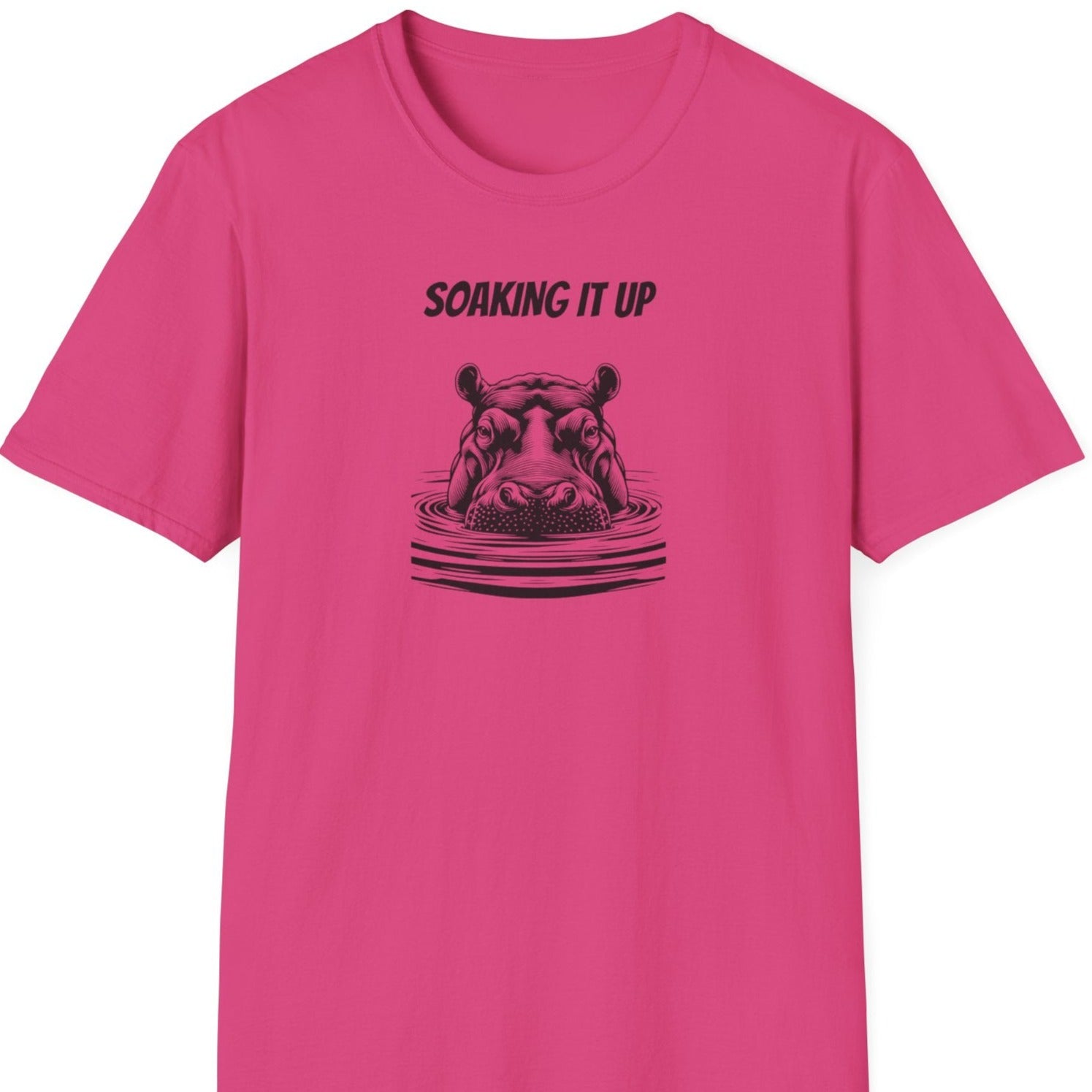 Photo of pink hippo t shirt