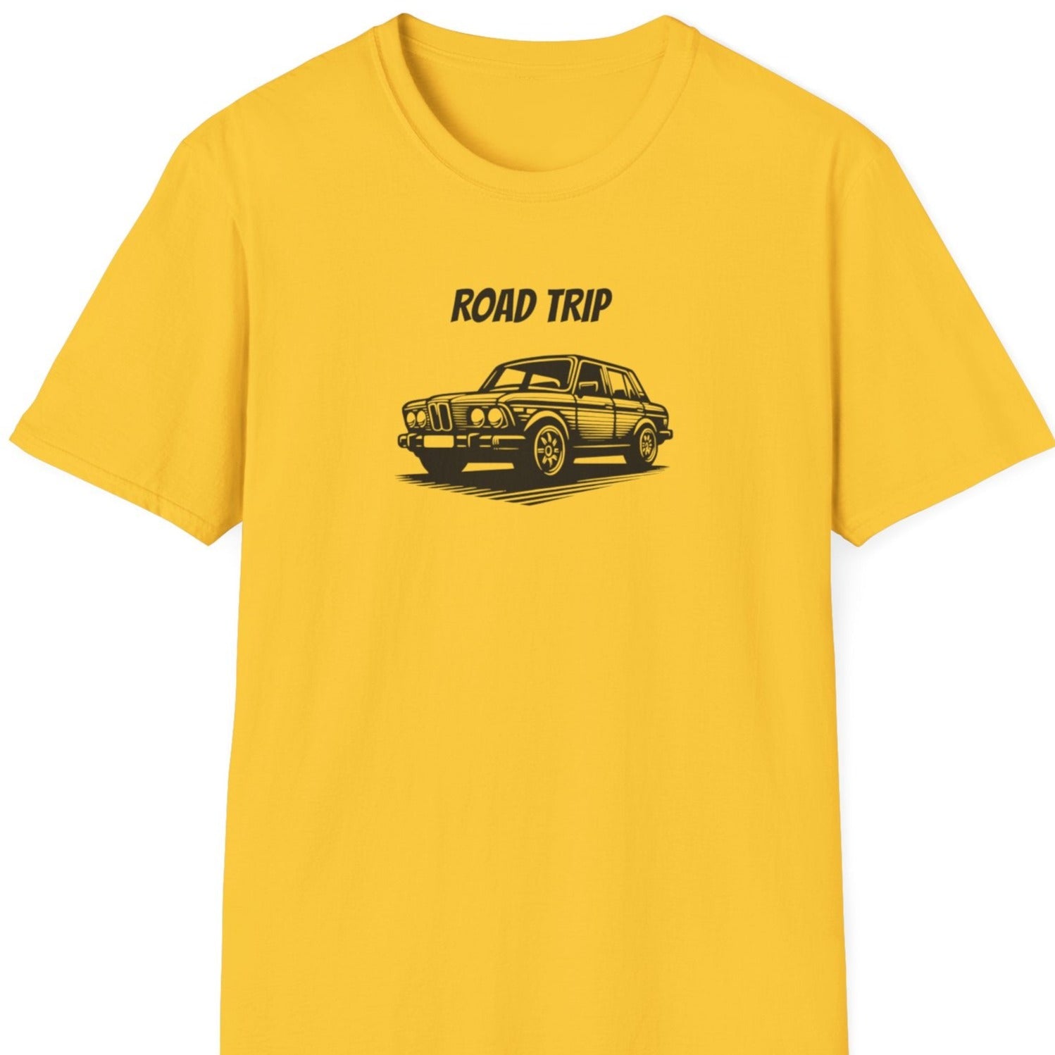 Photo of yellow road trip t shirt